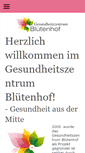 Mobile Screenshot of gesundheitszentrum-bluetenhof-berlin.de